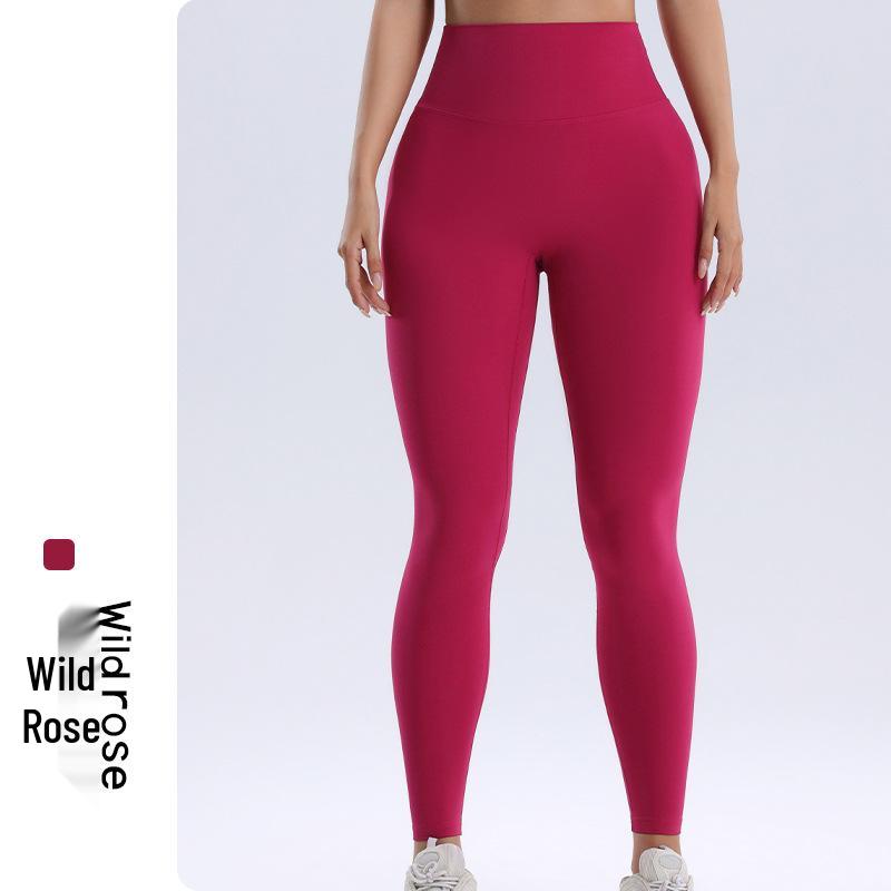 Fuyou Nahtlose High-Waist Yoga-Hose für Damen - Herbst/Winter, Po-Lifting, Beinverlängernde Fitness-Tights