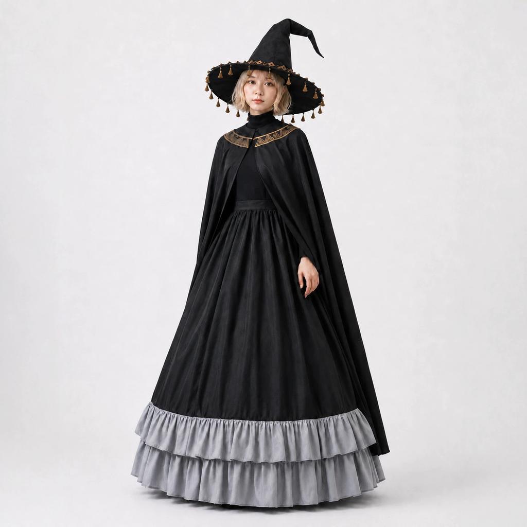 Cosplay pointy hat magic workshop 1 cosplay cosplay coco coco black magic cos suit full set