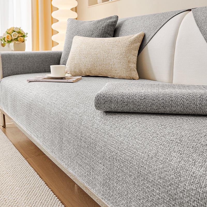 2026 Universal Linen Sofa Cushion: Stylish, Anti-Slip, All-Season Cover