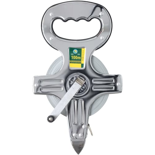 UPstore Steel Tape Measure, 100m, Soccer/Baseball, Heavy-Duty Steel Tape Measure, Rust-Resistant, Iron Scale, for Measuring