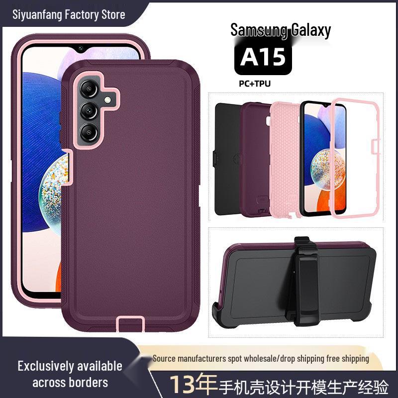 Galaxy A15/A14 Robust Protective Case: Full-Coverage, Shockproof