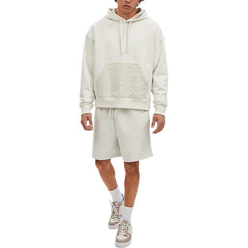COACH SS24 Casual Shorts Men's Gray White CT007-OFW