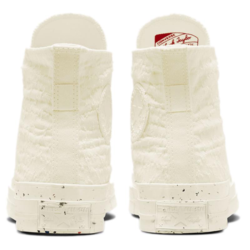 Converse Lata 70. Chuck Taylor All Star Siateczkowe Proste i Wszechstronne Antypoślizgowe Odporne na Ścieranie Oddychające Wysokie płótno Damskie Beżowe