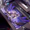 Genshin Impact Mauspad Anime Ästhetik Gaming Verriegelungskante Großes Computerspiel Großes Gummi-Mauspad Laptop-Matte Schreibtischzubehör