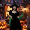 Halloween Witch 4-piece Festival Party Dress Up Props, Holiday Gifts For Friends