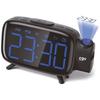 Clock Radio with Time Projection - CGV - CR-P10 - Dual Alarm - Large Buttons - Easy To Use
