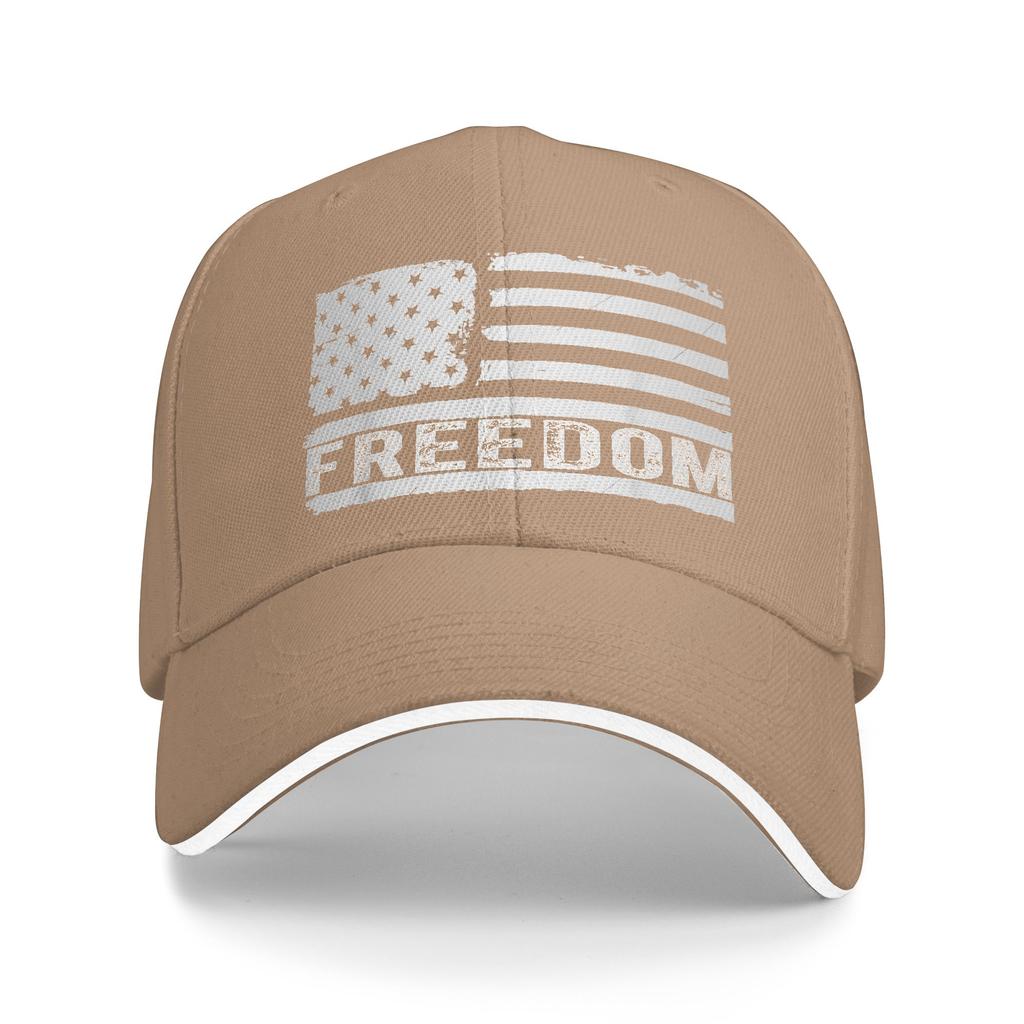 Summer Flag Freedom CHARLIE KIRK Baseball Cap Tennis Skate Y2k Retro Custom DIY Sun Hip Hop Hats Unisex Breathable Snapback Cap