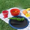 NuFeng Outdoor Folding Camping Dinnerware Set