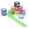 Colorful 2.5/5cm Waterproof  Kinesiologe Tape Kinesiology Tape Sport Taping Strapping Football Knee Muscle Elastic Bandage Fit