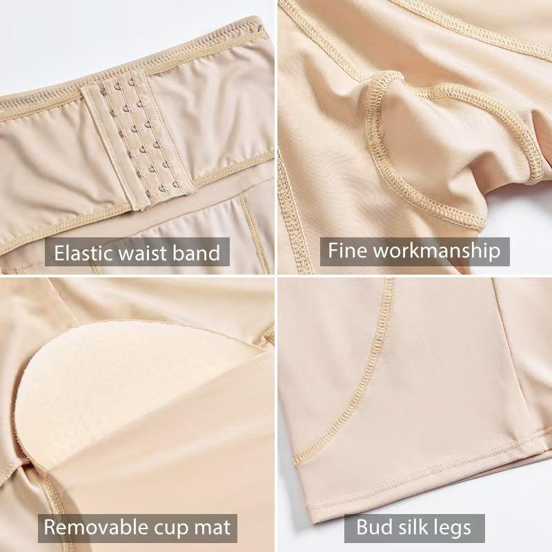 Women High Waist Tummy Control Hip Enhancer Shapewear Shorts