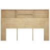 vidaXL Bett-Kopfteil mit Ablagen Sonoma-Eiche 160x19x103,5 cm