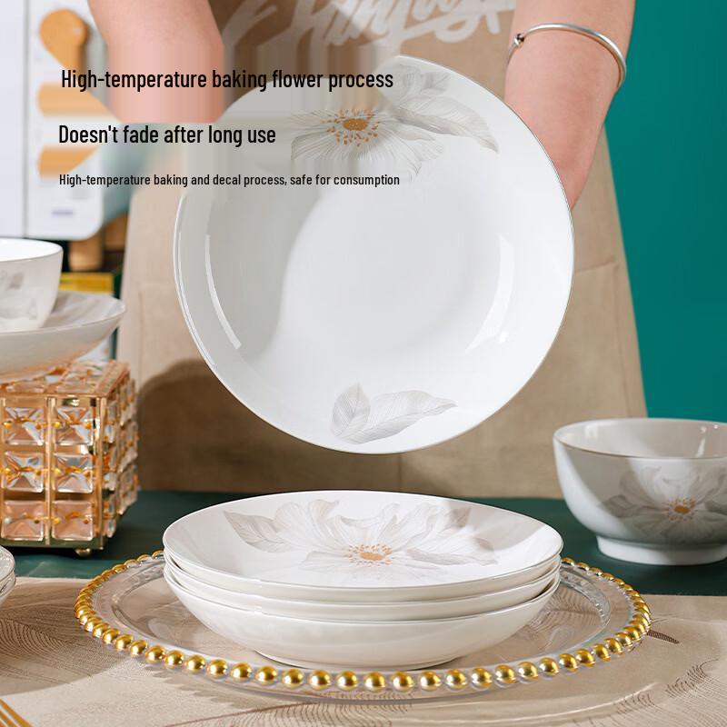 Květinová víla Prémiová jídelní sada 18 kusů