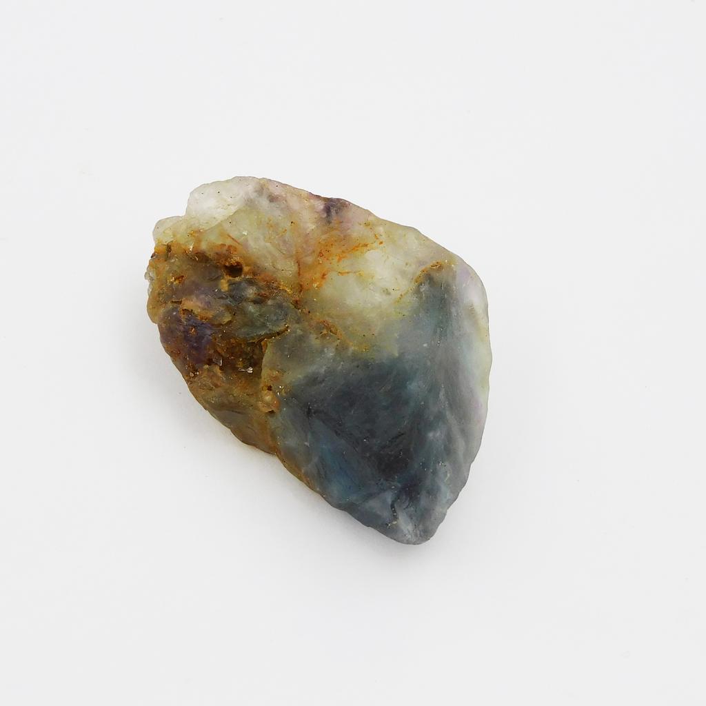 Earth Mined Natural Multi Color 72 Ct Fluorite Uncut Rough CERTIFIED Gemstone