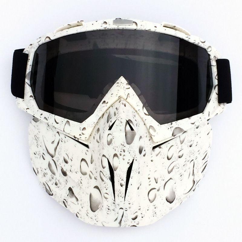 Lightweight High-strength Winter Snow Sports Ski Snowboard Snowmobile Face Mask Shield Goggles Glasses