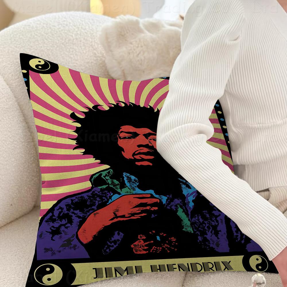 

Jimi Hendrix Pillow Cover For Bedroom Room And Living Room Sofa Decorative Cushion Cover 30X30cm