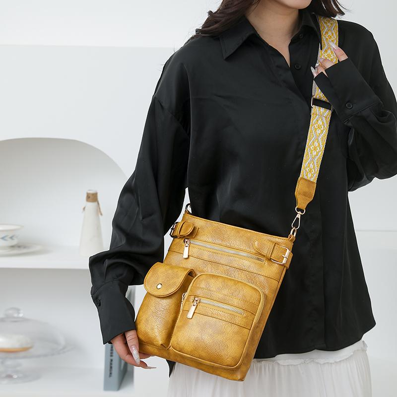 Diseñador de Moda Bolso de Hombro Femenino Pequeño de Cuero PU Bolso Cruzado Femenino Señoras Tendencia Clásico Bolso de Mano con Asa Bolsos Bandolera para Mujer