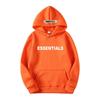 Unisex Oversized Hoodie With Front Letter Print Cotton Sweatshirt Fall Casual Wear