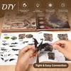 MiniCity DIY Book Nook Kit - Dollhouse Kit - Miniature House Kit - Includes LED Light - Suitable for Beginners and Teens