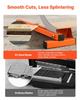 304.8mm Vinyl Floor Cutter, 10mm Thick Laminate Flooring Cutter with Cutting Angle Guide, Rubber Handle, Honing Stone, D2 Steel Blade for Cutting