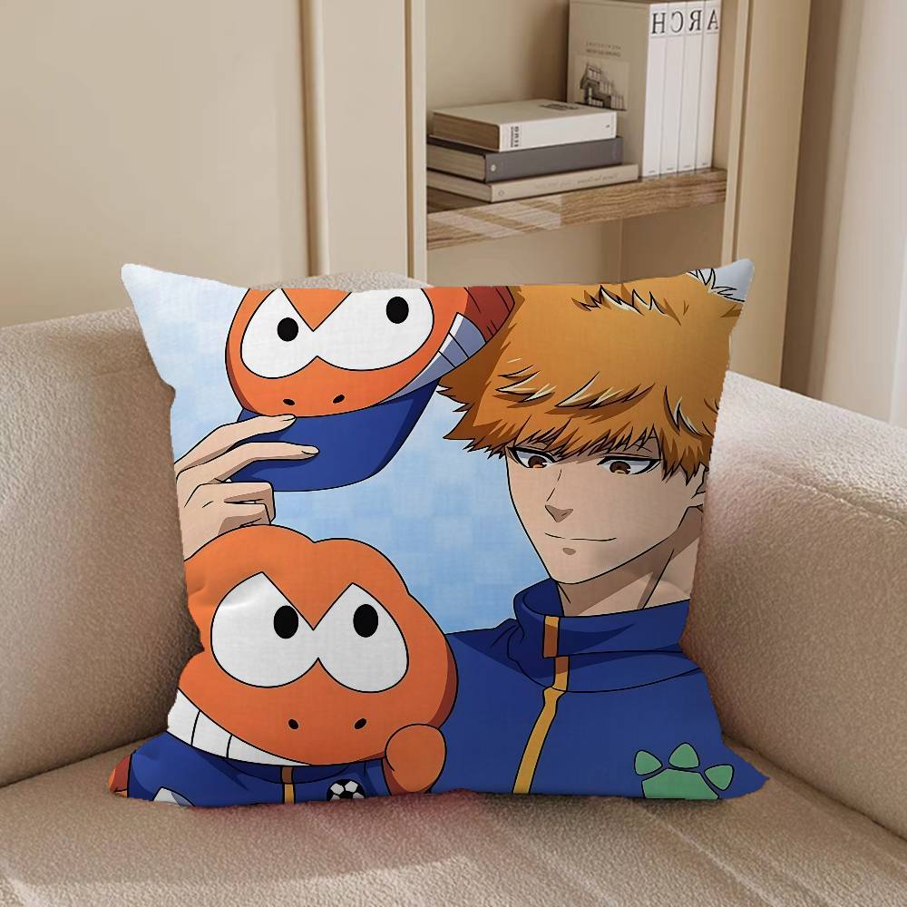 RensukeS ANIME K-kunigami Decorative Room Aesthetics Pillow Case Home Decor Bedroom Sofa Bed Couch Pillow Cover 45x45