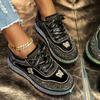 Fashion 2025 New Women Sneakers Luxury Designer Shoes Outdoor Platform Female Sneakers Women Fashion Luxury Rhinestone Ladies Shoes