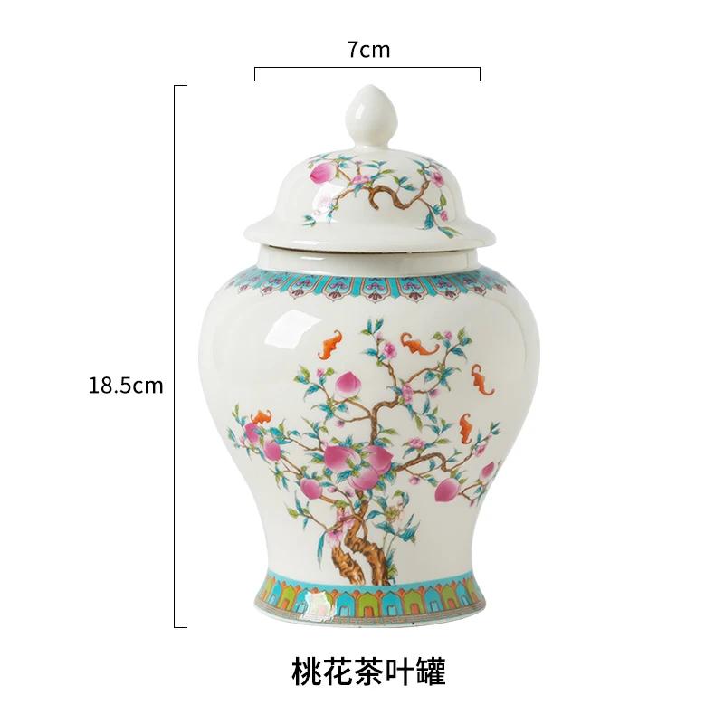 

Керамическая банка для чая из хурмы с крышкой, герметичная банка для хранения чая, банка для домашнего хозяйства, пустая банка, универсальное украшение, креативная банка для имбиря