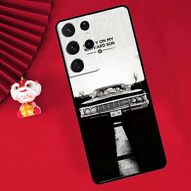 Supernatural CARRY ON WAYWARD SONS Case For Samsung Galaxy S24 S23 S25 S26 Ultra S20 FE S21 S22 Plus S10 S25 FE Cover Funda