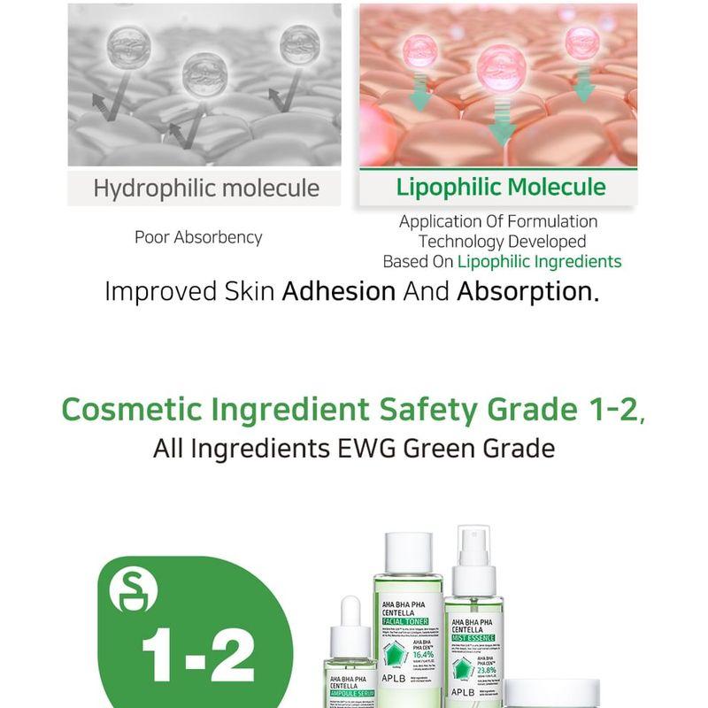 APLB - AHA BHA PHA Centella Facial Cream Set