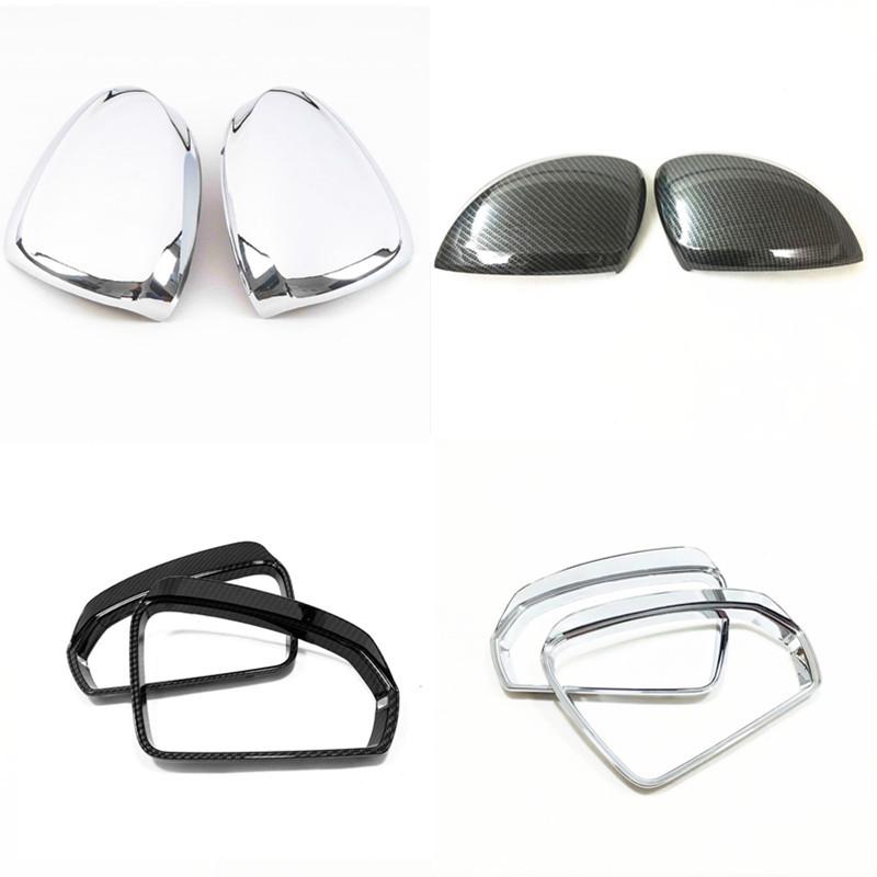 Tiguan 17-24 L Rearview Mirror Cover Kit: Fuel Tank Cap, Fog Lights, Rear Wiper, Front Bar Trim.
