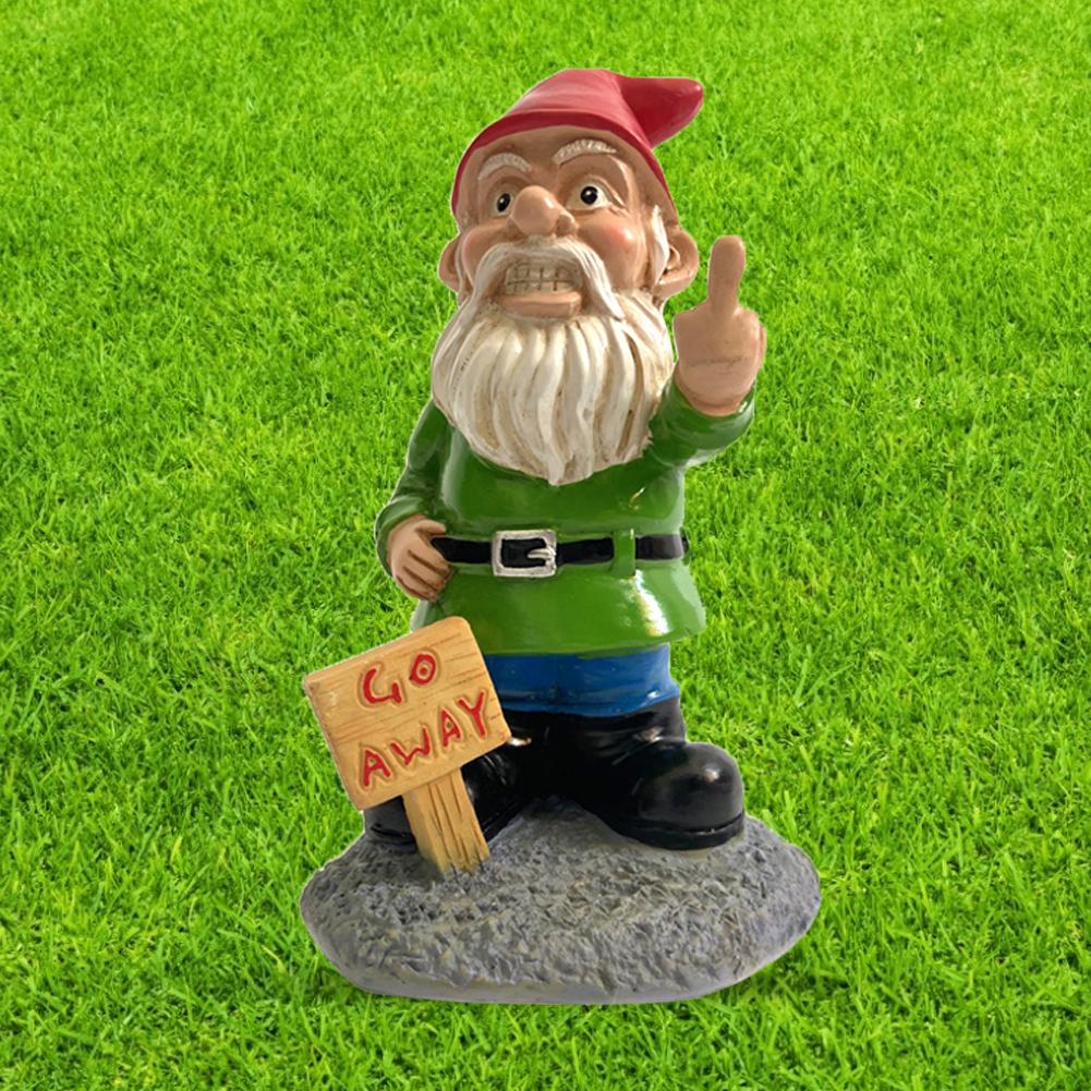 Resin Waterproof Sculpture Dwarf Model Modern Sculptures Home Room Desk Outdoor Courtyard Ornaments Accessories