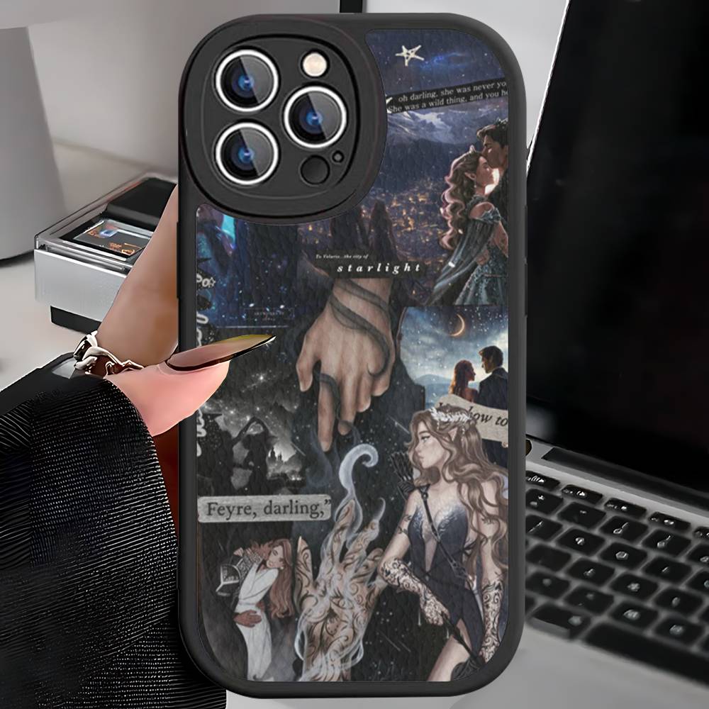 

Acotar A Court Of Mist And Fury Phone Case For IPhone 16 15 14 13 12 11 Pro Max Plus Shockproof Leather Cover 11 pro max