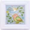 TOHO Bead Kit, Mini Push, Friendly Parakeet, Frame Size 155mm X 155mm (Inner Diameter 100mm X 100mm), G-420