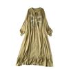 Women's Clothing Chubby Girl Loose Long Ethnic Style Dress
