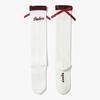 Ribbon Knee Socks BURGUNDY