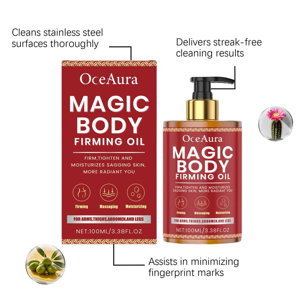 OceAura Body Moisturize Oil Firm Skin Improve Relaxation Reduce Fine Lines Relieve Stress Deep Hydrate Wh-iten Skin Massage Oil