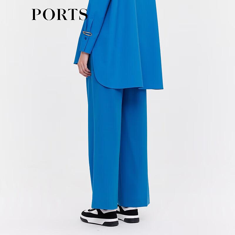 Ports Women's Wool Blend Atlantic Blue Trousers