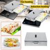 301 Grade Stainless Steel Rice Noodle Roll Steamed Jiaozi Bun Steam Machine Household Vermicelli Roll Steaming Furnace Steamer Silvery New