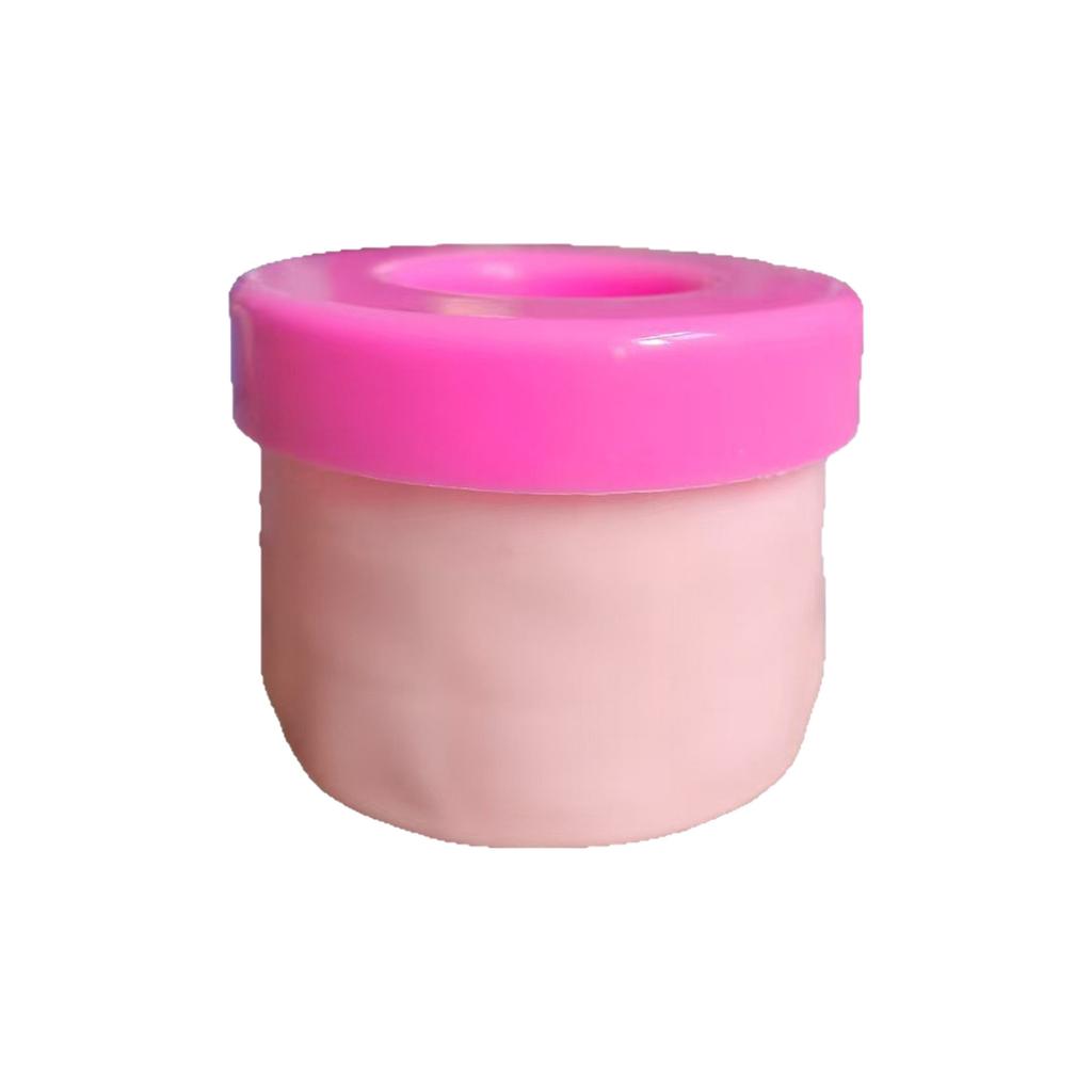 IJsblokjesvorm met knijpbeker, ijsvormpje voor in de koelkast, gemakkelijk te ontvormen cilindrische ijsbak, ijsemmer, ijsbox, opbergemmer.