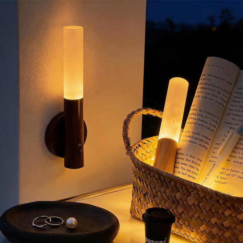 LED Night Light USB Charging Intelligent Human Induction For Bedside Cabinet Home Wardrobe Lighting Motion Sensor Light Led Lamp