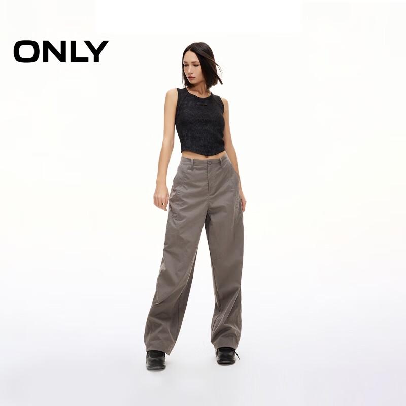 Only Women's 2025 Spring Techwear Straight-Leg Casual Pants
