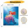 Disney Little Mermaid oil painting painting art handmade diy painting home decoration gift