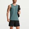 Nike Dri Fit Tank Tops Men's Mineral Slate/Green Base Color Crew Neck Moderate IF2806-382
