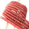 10-Piece Natural 3A Grade Red Agate Abacus Spacer Beads for DIY Jewelrybracelet Making