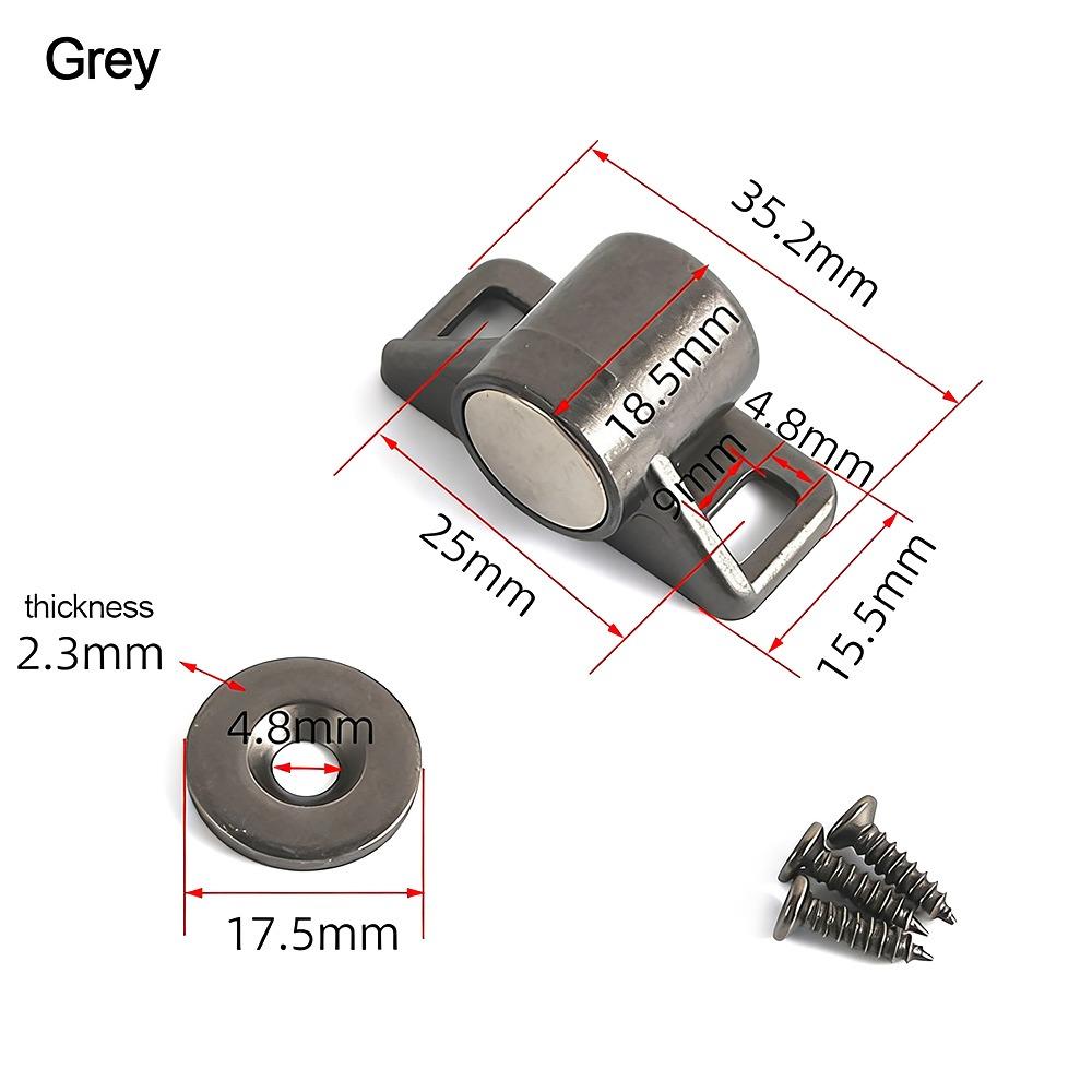Useful Metal Magnet Cabinet Door Catch Magnetic Punch-free Drawer Latch Hardware Cupboard Closers Home Wardrobe Doors