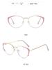 2025 Unisex Metal Cat Eye Glasses, Myopic-Ready, Anti-Blue Light