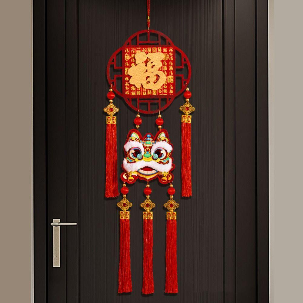 Dubbelsidig kinesisk nyårsdekoration Återanvändbara kreativa vårfestivalshängen Utsökt lycka