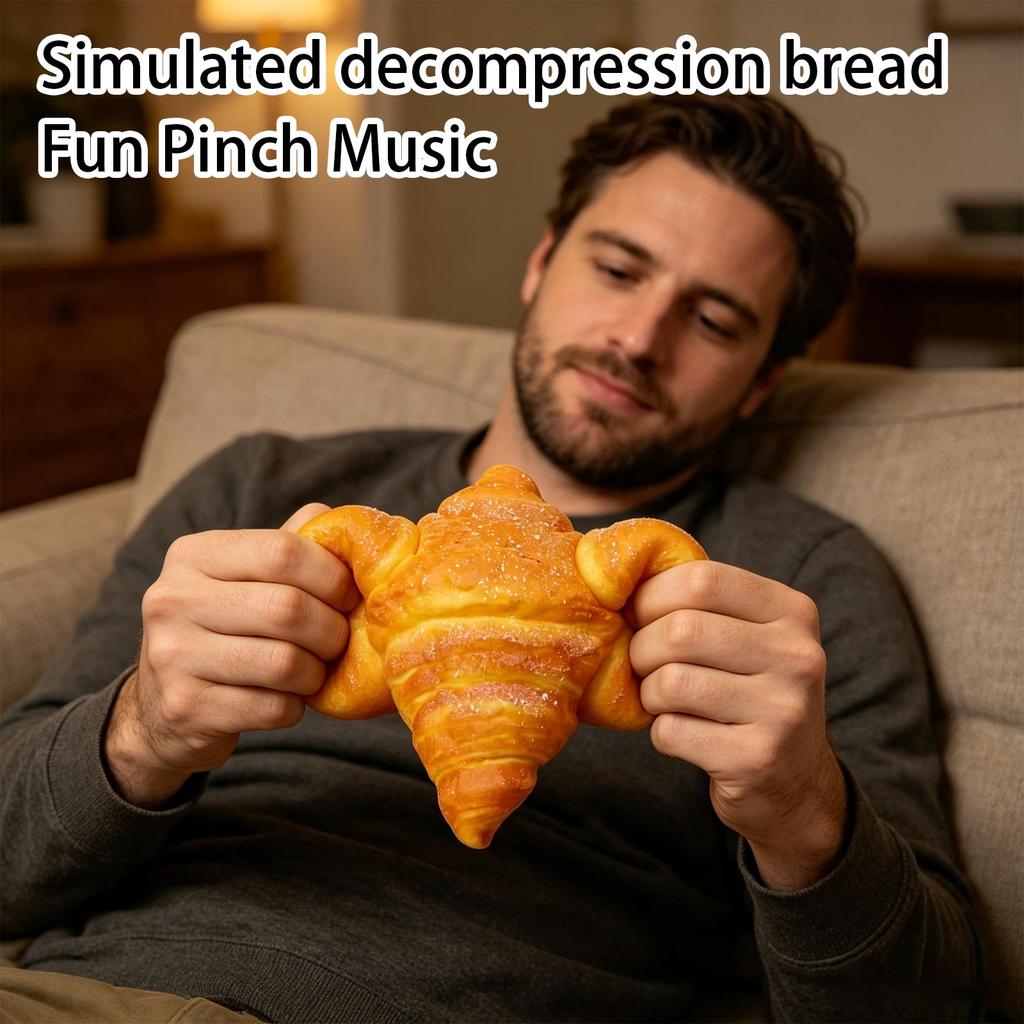 Simulation Bread Toy Soft Stress Sensory Toy for Kids and Adults