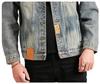 Xintang Men's Loose Casual Denim Jacket with Lapel and Feature Print for Spring & Autumn 2025
