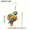 Colorful Parrot Acrylic Earrings for Women Earrings Chic New Animal Earrings Fashion Earrings Jewelry Accessories for Party Festivals