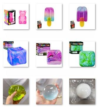 30Pcs Needoh Squishy Surprise Box Soft Stress Relief Fidget Toys Sensory Squeeze Toys For Kids Adults Gift